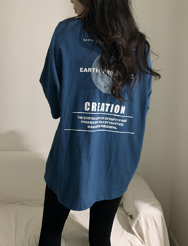 [UNISEX] 얼스 오버 티셔츠